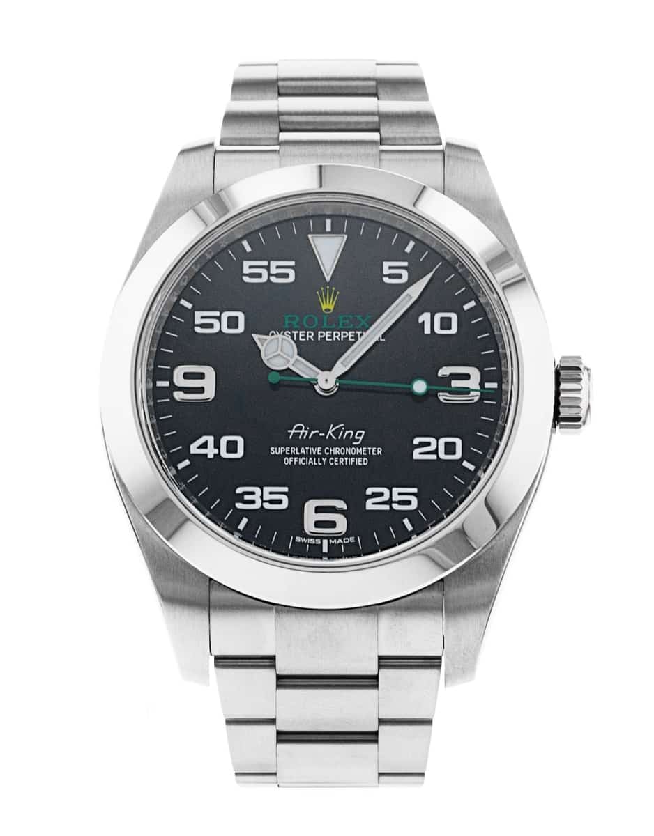 Rolex Air King 116900 Black Arabic Dial Bracelet Strap